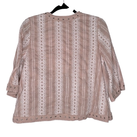 Tularosa Blush and Ivory Boho Top - Picture 6 of 12